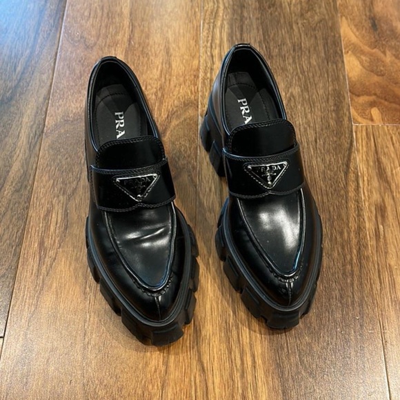 Prada Monolith Loafer Size EU 37 - Picture 2 of 4